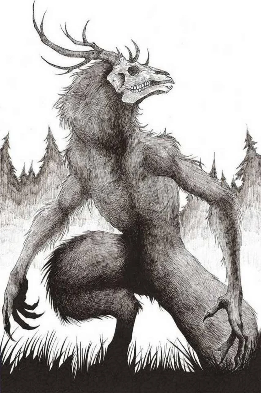 picture of a wendigo